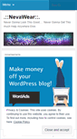 Mobile Screenshot of nevawear.wordpress.com