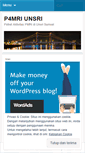 Mobile Screenshot of p4mriunsri.wordpress.com