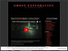 Tablet Screenshot of ghostexploration.wordpress.com