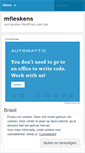 Mobile Screenshot of mfleskens.wordpress.com
