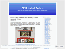 Tablet Screenshot of isabelbellvis.wordpress.com