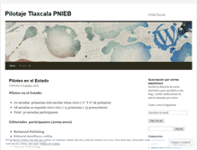 Tablet Screenshot of pniebtlaxcala.wordpress.com