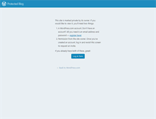 Tablet Screenshot of mysubdomain.wordpress.com