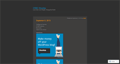 Desktop Screenshot of crbcworship.wordpress.com