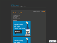 Tablet Screenshot of crbcworship.wordpress.com