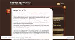 Desktop Screenshot of killarneytowershotel.wordpress.com