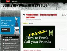 Tablet Screenshot of confessionsofawaitress.wordpress.com