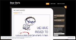 Desktop Screenshot of mydeardoris.wordpress.com