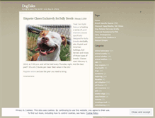Tablet Screenshot of dogtales.wordpress.com