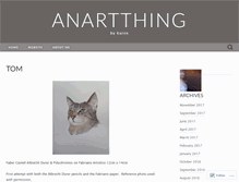 Tablet Screenshot of anartthing.wordpress.com