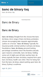 Mobile Screenshot of coverpage.bancdebinaryfaq.wordpress.com