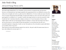 Tablet Screenshot of jakenady.wordpress.com