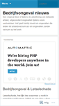 Mobile Screenshot of bedrijfsongevallen.wordpress.com