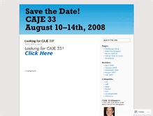 Tablet Screenshot of caje32.wordpress.com