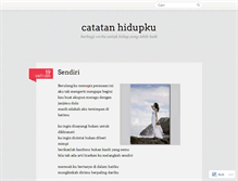 Tablet Screenshot of catatanhidupku.wordpress.com