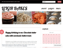 Tablet Screenshot of leighbakes.wordpress.com