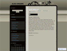 Tablet Screenshot of adreams.wordpress.com