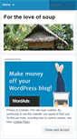 Mobile Screenshot of fortheloveofsoup.wordpress.com
