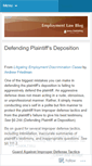 Mobile Screenshot of jamesemploymentlaw.wordpress.com