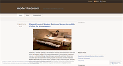 Desktop Screenshot of modernbedroom.wordpress.com