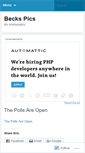 Mobile Screenshot of beckspics.wordpress.com