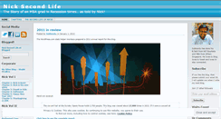 Desktop Screenshot of nicksecondlife.wordpress.com