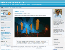 Tablet Screenshot of nicksecondlife.wordpress.com