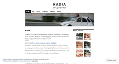 Desktop Screenshot of kadia.wordpress.com