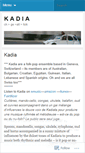 Mobile Screenshot of kadia.wordpress.com