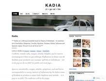 Tablet Screenshot of kadia.wordpress.com