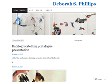 Tablet Screenshot of deborahsp.wordpress.com