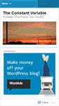Mobile Screenshot of constantvariable.wordpress.com