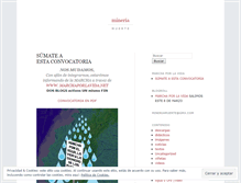 Tablet Screenshot of mineriamuerte.wordpress.com