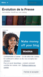 Mobile Screenshot of presse2010.wordpress.com