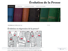 Tablet Screenshot of presse2010.wordpress.com