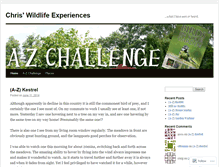 Tablet Screenshot of chrammwild.wordpress.com