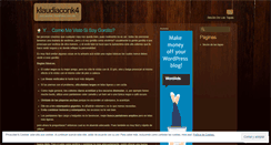 Desktop Screenshot of klaudiaconk4.wordpress.com