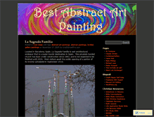 Tablet Screenshot of abstractartpainting.wordpress.com