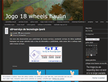 Tablet Screenshot of jogo18wheelshaulin.wordpress.com
