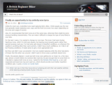 Tablet Screenshot of britishbeginnerbiker.wordpress.com