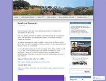 Tablet Screenshot of bikesol.wordpress.com