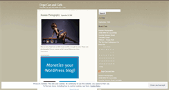 Desktop Screenshot of dopecarsandgirls.wordpress.com