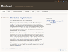 Tablet Screenshot of morphaniel.wordpress.com