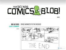 Tablet Screenshot of dclcomics.wordpress.com