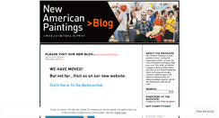 Desktop Screenshot of newamericanpaintings.wordpress.com