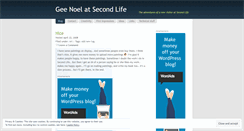 Desktop Screenshot of noelgee.wordpress.com