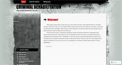 Desktop Screenshot of criminalrehab.wordpress.com