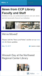 Mobile Screenshot of ccplibrarians.wordpress.com