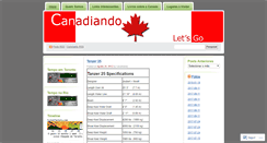 Desktop Screenshot of canadiando.wordpress.com