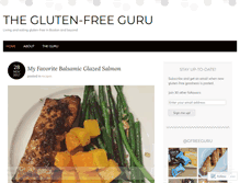 Tablet Screenshot of glutenfreeguru.wordpress.com